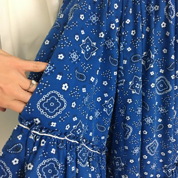 X SOLD X Square Dance Costume Skirt Rockabilly L - Picture 3 of 8